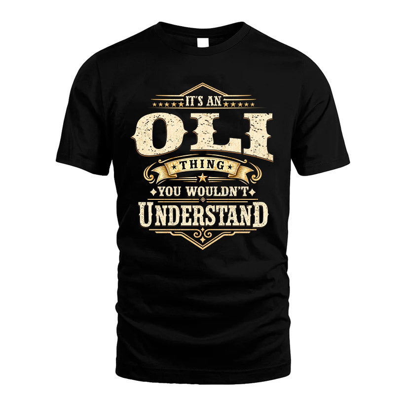 OLI HH-F009–Personalized Name Quote Apparel “It’s an NAME Thing You Wouldn’t Understand”