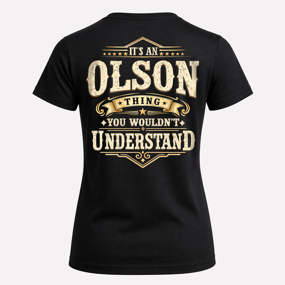 OLSON HH-F003–Personalized Name Quote Apparel “It’s an NAME Thing You Wouldn’t Understand”