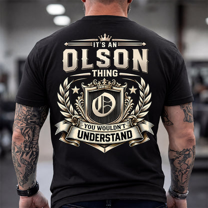 OLSON HH-F006 Thing Personalized Name T Shirt – You Wouldn’t Understand