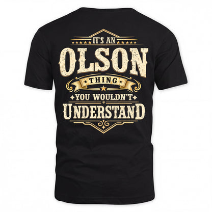 OLSON HH-F003–Personalized Name Quote Apparel “It’s an NAME Thing You Wouldn’t Understand”