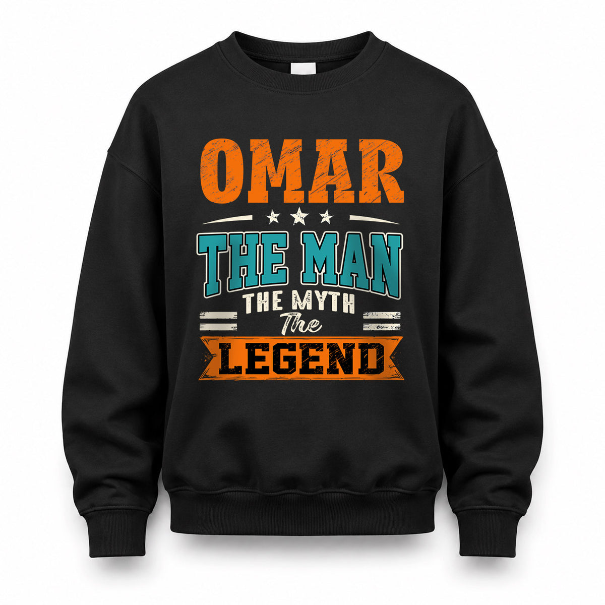 OMAR HH F007 The Man The Myth The Legend Personalized Shirt – Gift for Men