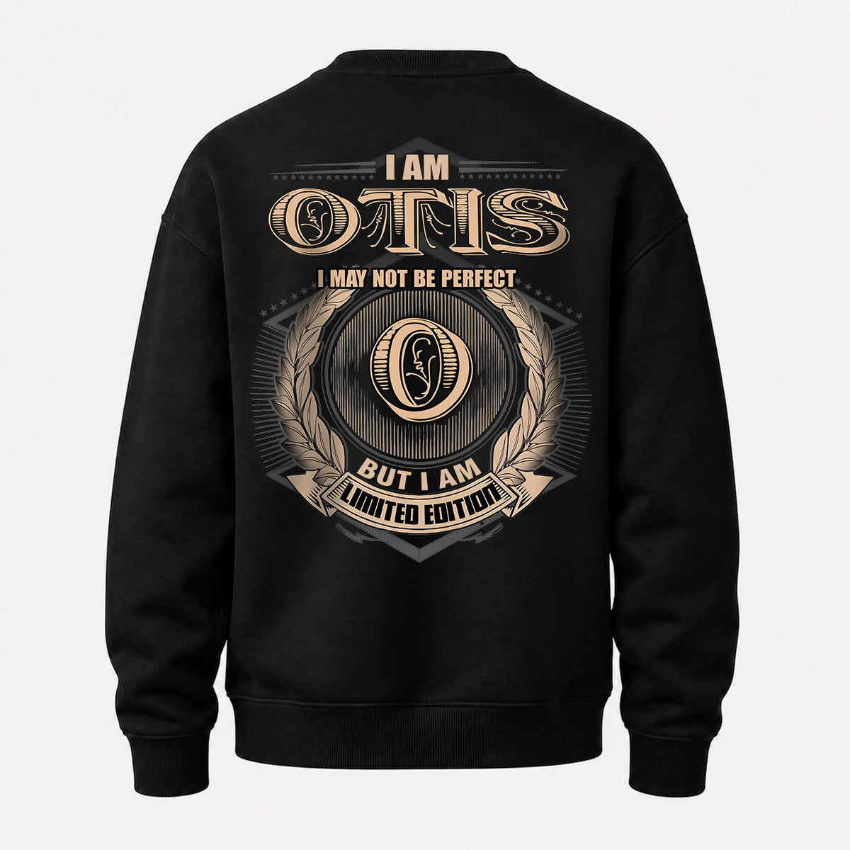 OTIS 2K-101–Personalized Name Quote Apparel “I Am NAME May Not Be Perfect But I Am Limited Edition”