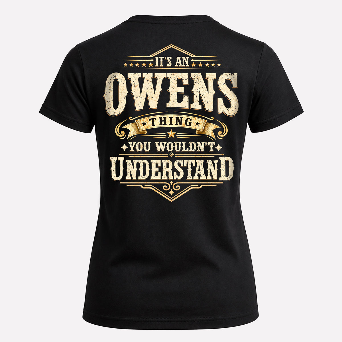OWENS HH-F003–Personalized Name Quote Apparel “It’s an NAME Thing You Wouldn’t Understand”