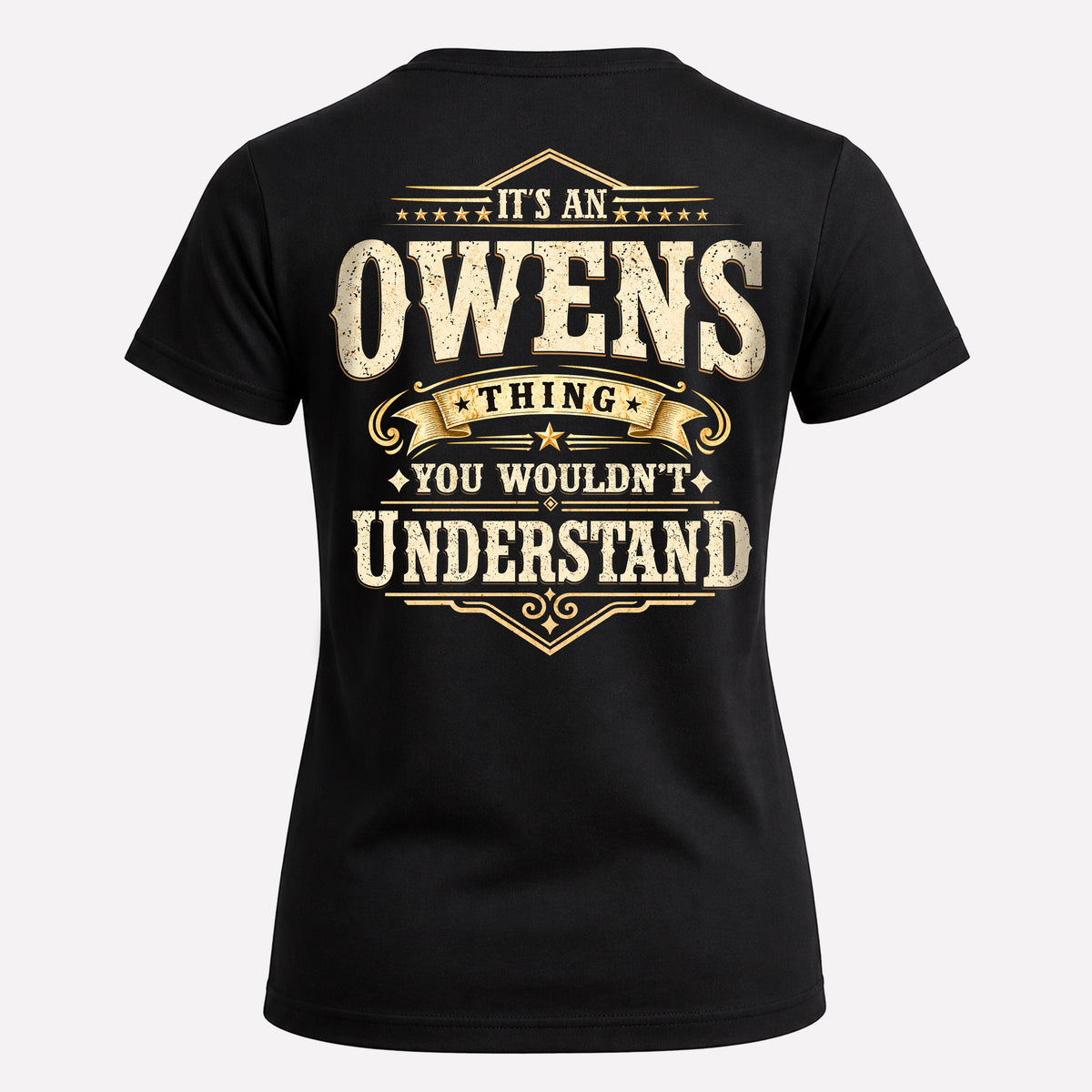 OWENS HH-F003–Personalized Name Quote Apparel “It’s an NAME Thing You Wouldn’t Understand”