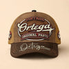 ORTEGA TC02 HH79  Personalized Name Baseball Cap, Vintage Retro Hat, Custom Gift for Him & Her