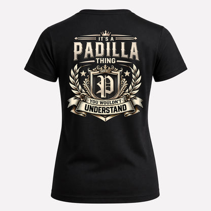 PADILLA HH-F006 Thing Personalized Name T Shirt – You Wouldn’t Understand