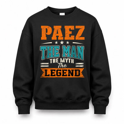 PAEZ HH F007 The Man The Myth The Legend Personalized Shirt – Gift for Men