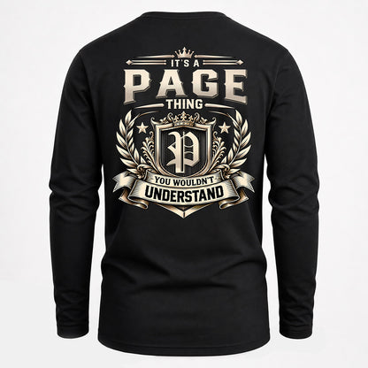 PAGE HH-F006 Thing Personalized Name T Shirt – You Wouldn’t Understand