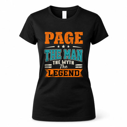 PAGE HH F007 The Man The Myth The Legend Personalized Shirt – Gift for Men
