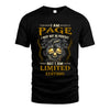 I Am Page, I May Not Be Perfect, But I Am Limited Edition – Personalized Skull T-Shirt