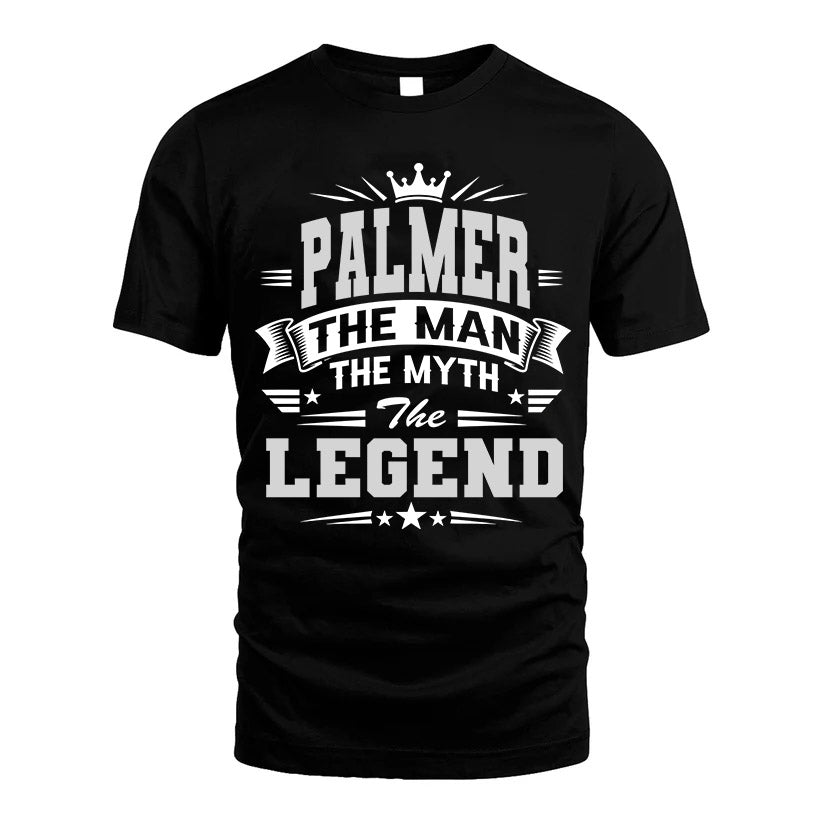 PALMER HH F004 The Man The Myth The Legend Personalized Shirt – Gift for Men