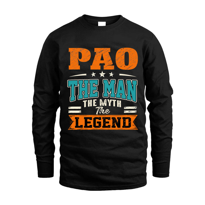 PAO HH F007 The Man The Myth The Legend Personalized Shirt – Gift for Men