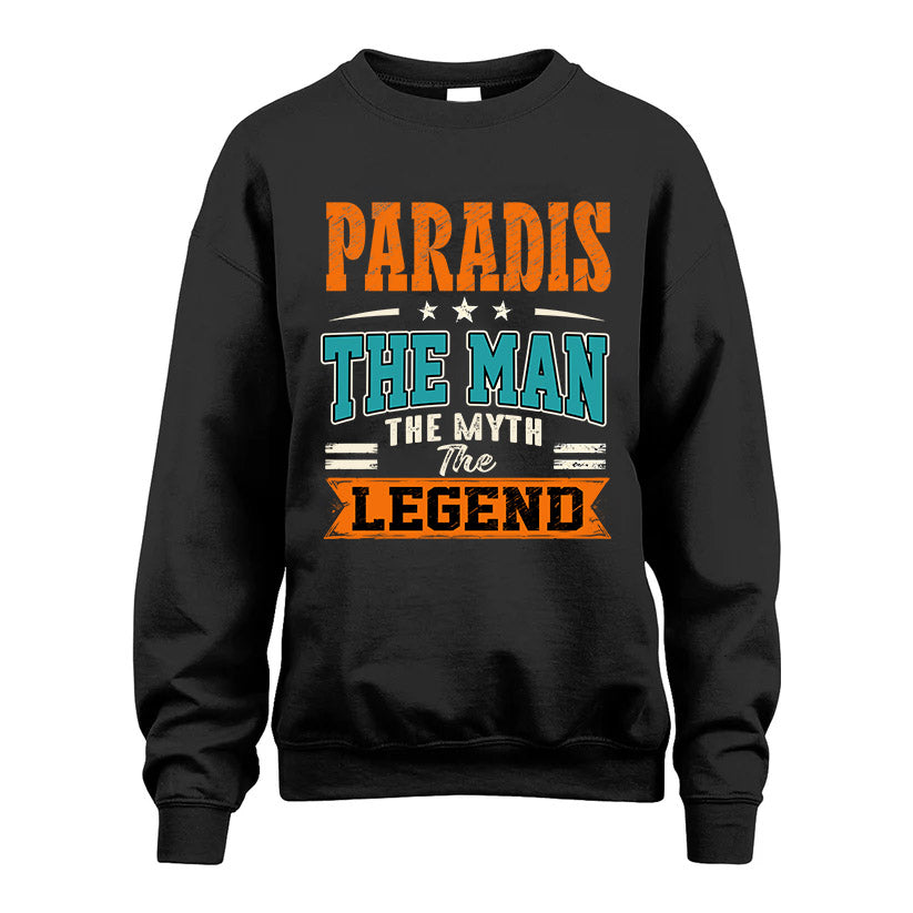 PARADIS HH F007 The Man The Myth The Legend Personalized Shirt – Gift for Men