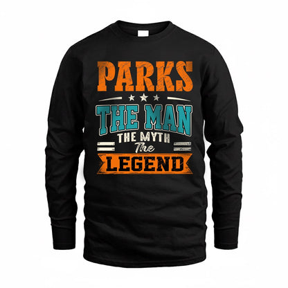 PARKS HH F007 The Man The Myth The Legend Personalized Shirt – Gift for Men