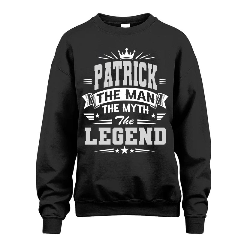 PATRICK HH F004 The Man The Myth The Legend Personalized Shirt – Gift for Men