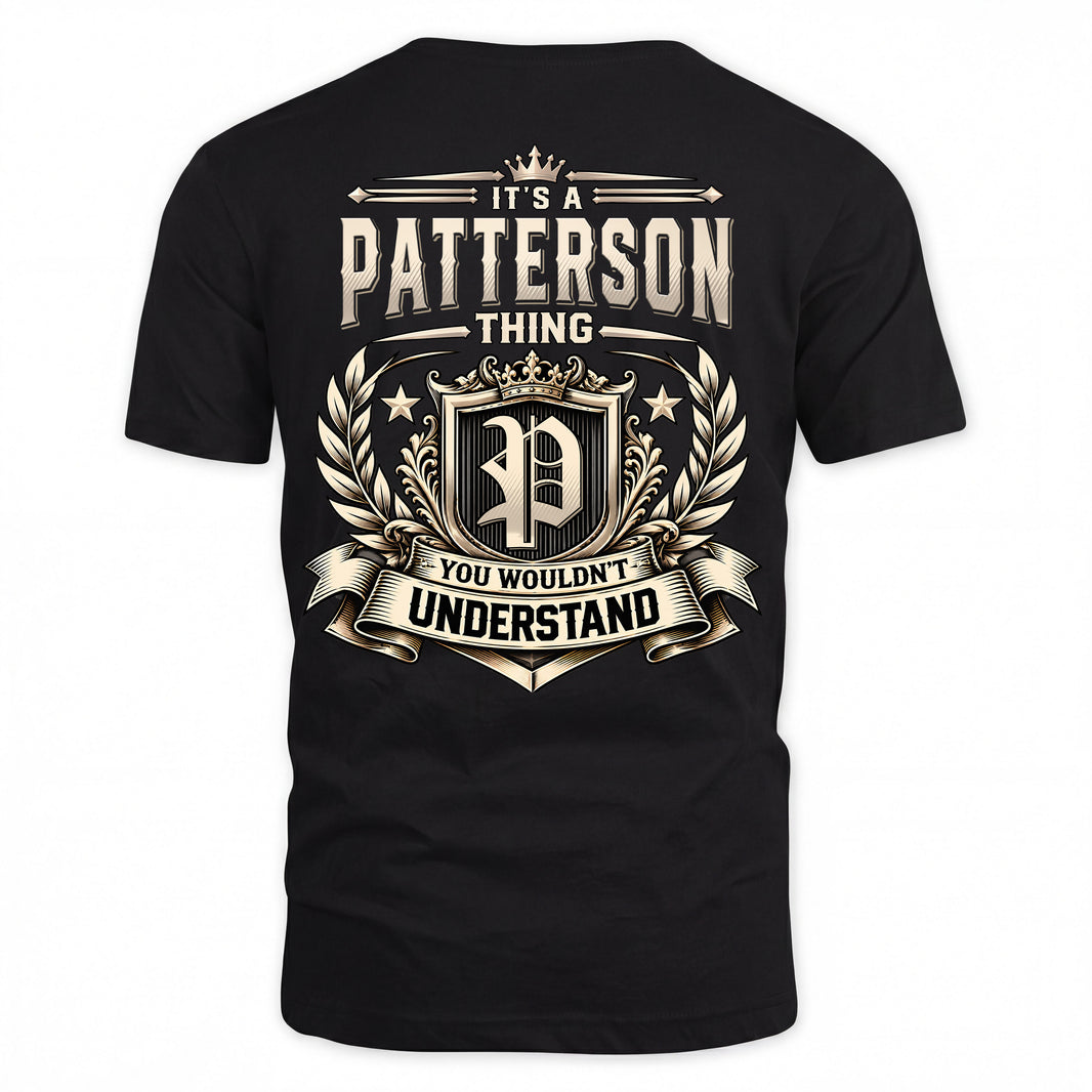 PATTERSON HH-F006 Thing Personalized Name T Shirt – You Wouldn’t Understand