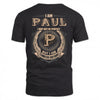 PAUL 2K-101–Personalized Name Quote Apparel “I Am NAME May Not Be Perfect But I Am Limited Edition”