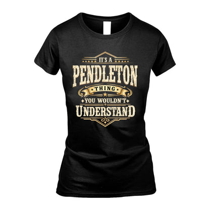 PENDLETON HH-F009–Personalized Name Quote Apparel “It’s an NAME Thing You Wouldn’t Understand”