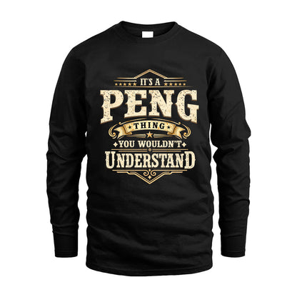PENG HH-F009–Personalized Name Quote Apparel “It’s an NAME Thing You Wouldn’t Understand”