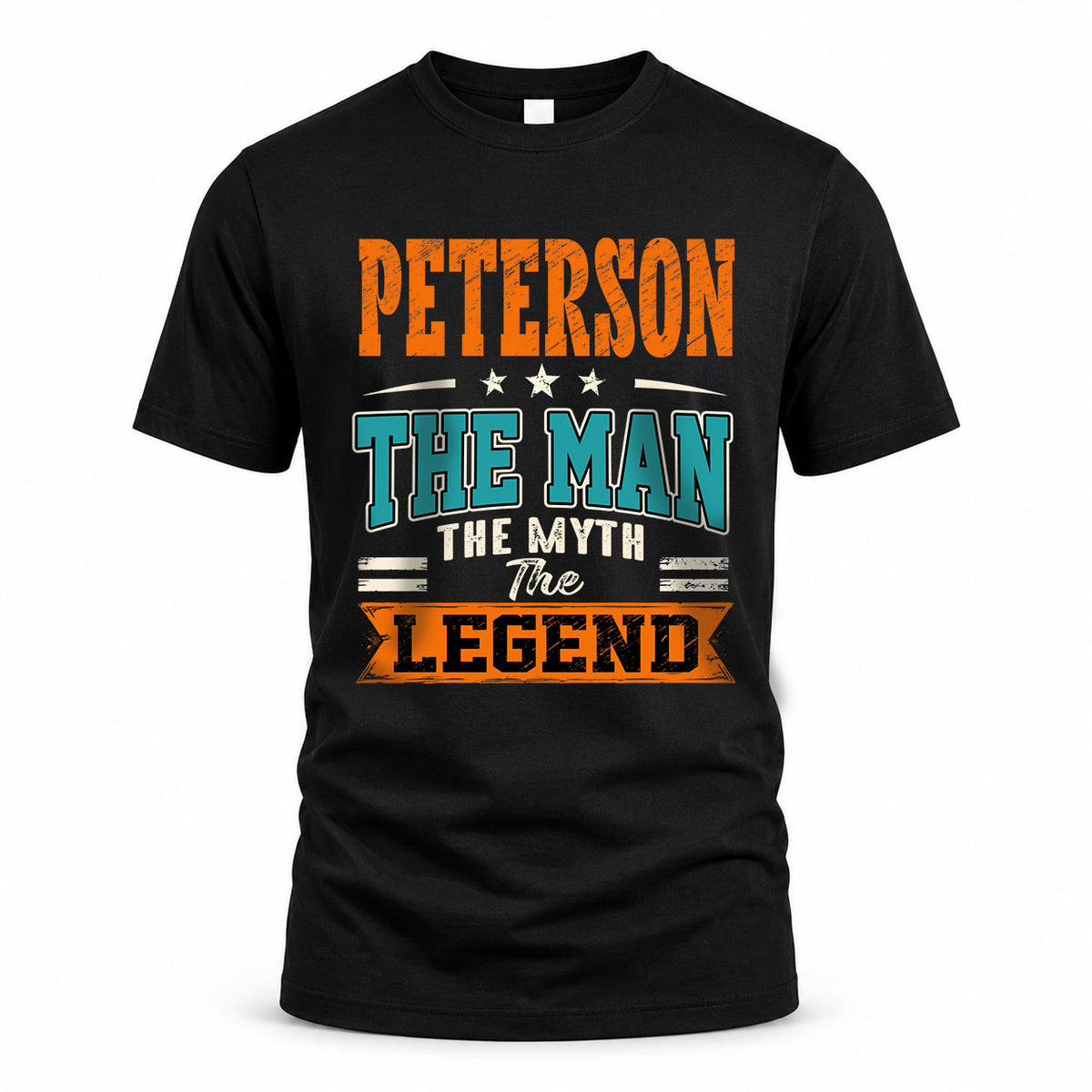 PETERSON HH F007 The Man The Myth The Legend Personalized Shirt – Gift for Men