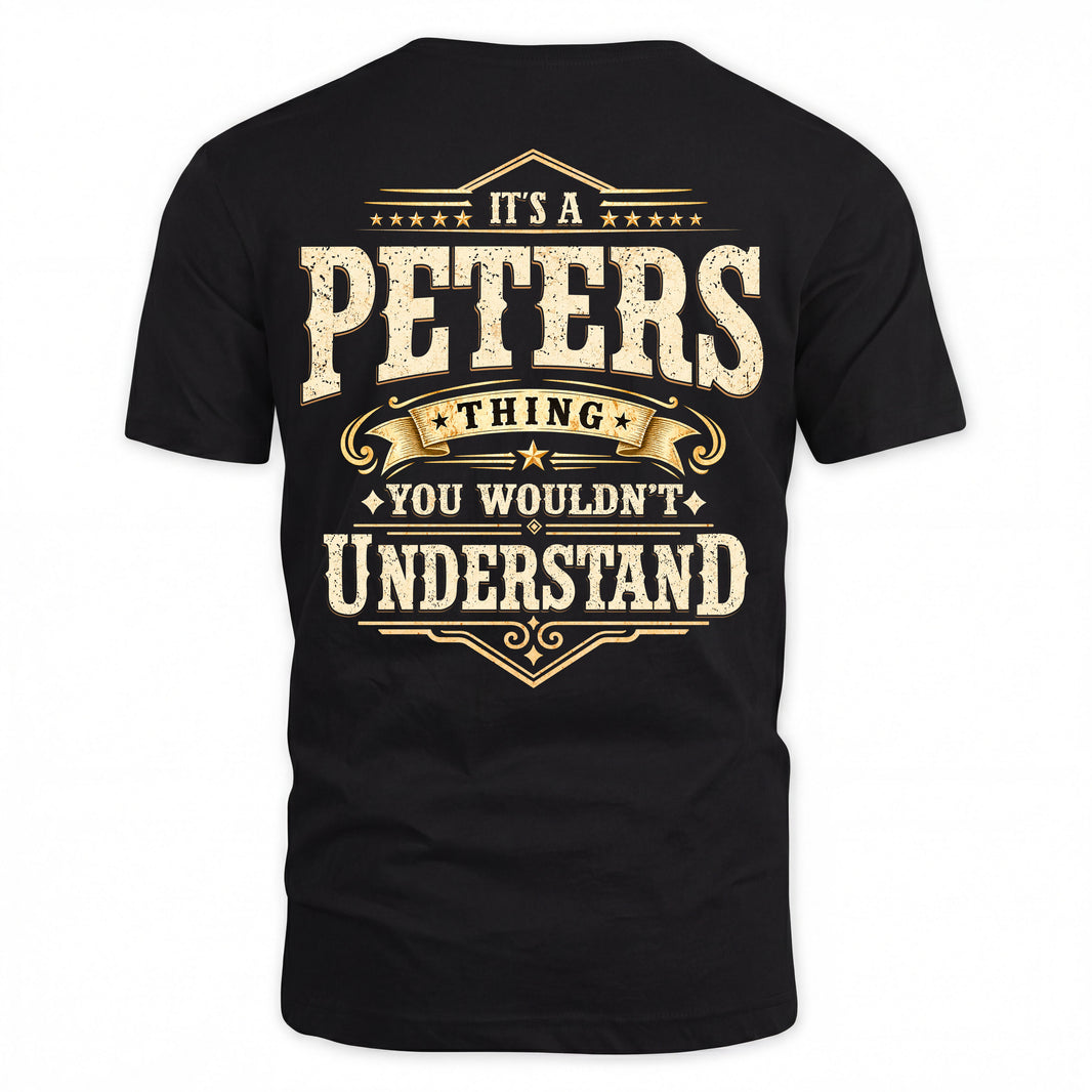 PETERS HH-F003–Personalized Name Quote Apparel “It’s an NAME Thing You Wouldn’t Understand”