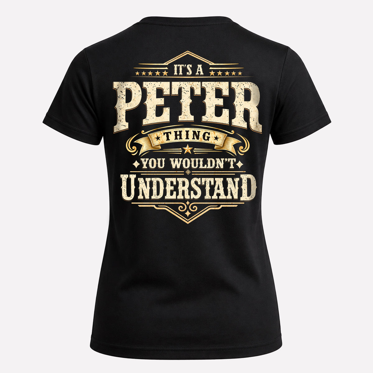 PETER HH-F003–Personalized Name Quote Apparel “It’s an NAME Thing You Wouldn’t Understand”