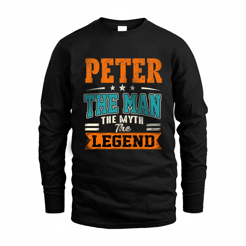 PETER HH F007 The Man The Myth The Legend Personalized Shirt – Gift for Men