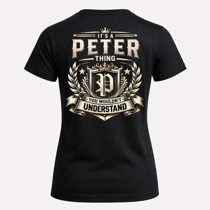 PETER HH-F006 Thing Personalized Name T Shirt – You Wouldn’t Understand