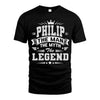 PHILIP HH F004 The Man The Myth The Legend Personalized Shirt – Gift for Men