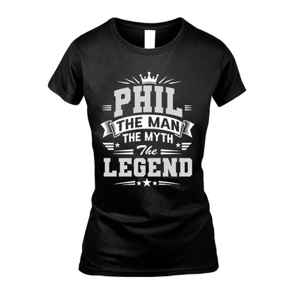 PHIL HH F004 The Man The Myth The Legend Personalized Shirt – Gift for Men