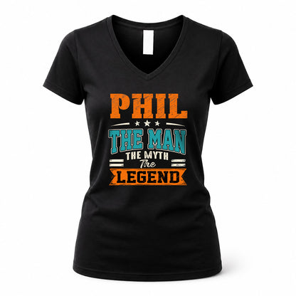 PHIL HH F007 The Man The Myth The Legend Personalized Shirt – Gift for Men