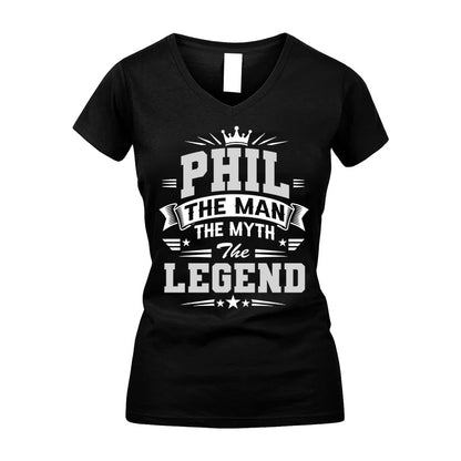 PHIL HH F004 The Man The Myth The Legend Personalized Shirt – Gift for Men