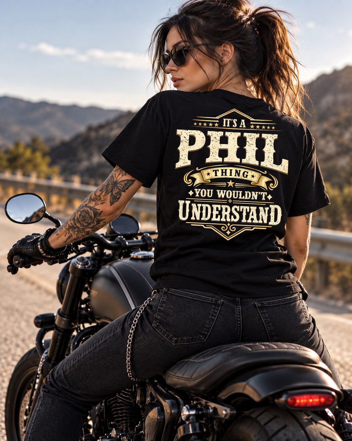 PHIL HH-F003–Personalized Name Quote Apparel “It’s an NAME Thing You Wouldn’t Understand”