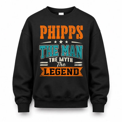 PHIPPS HH F007 The Man The Myth The Legend Personalized Shirt – Gift for Men