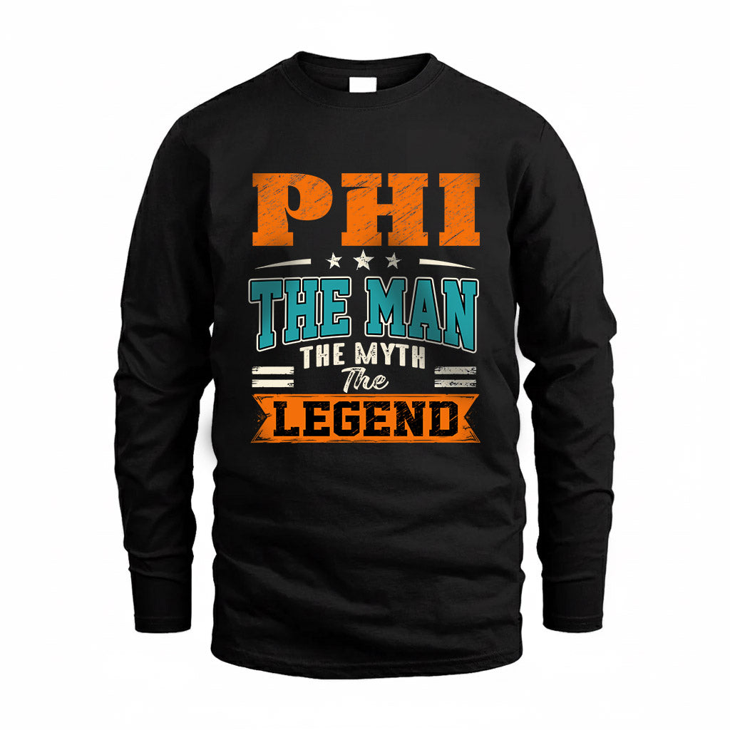 PHI HH F007 The Man The Myth The Legend Personalized Shirt – Gift for Men