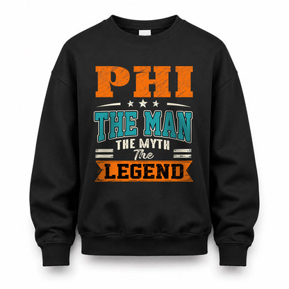 PHI HH F007 The Man The Myth The Legend Personalized Shirt – Gift for Men