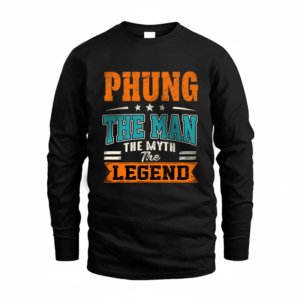 PHUNG HH F007 The Man The Myth The Legend Personalized Shirt – Gift for Men