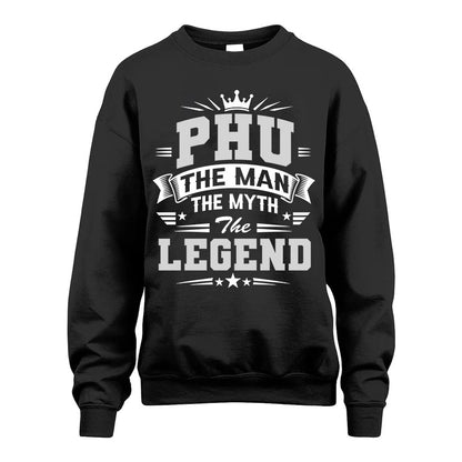 PHU HH F004 The Man The Myth The Legend Personalized Shirt – Gift for Men