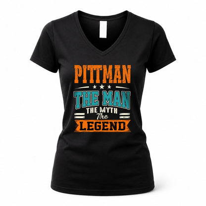 PITTMAN HH F007 The Man The Myth The Legend Personalized Shirt – Gift for Men