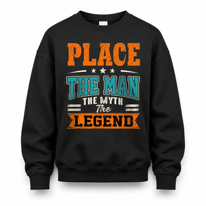 PLACE HH F007 The Man The Myth The Legend Personalized Shirt – Gift for Men