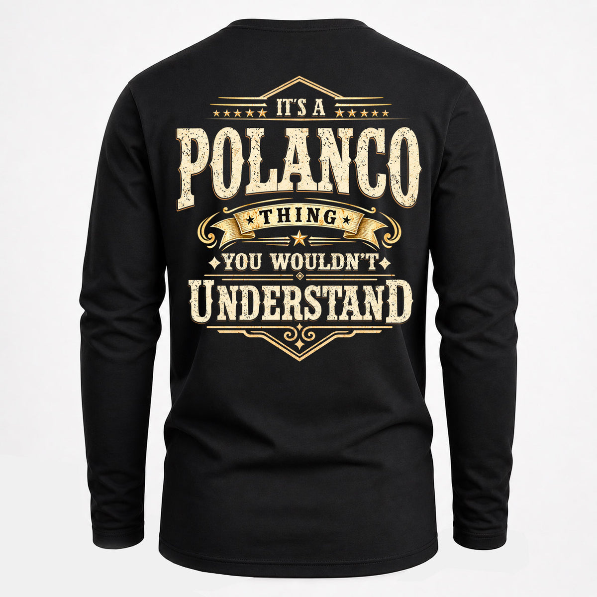 POLANCO HH-F003–Personalized Name Quote Apparel “It’s an NAME Thing You Wouldn’t Understand”