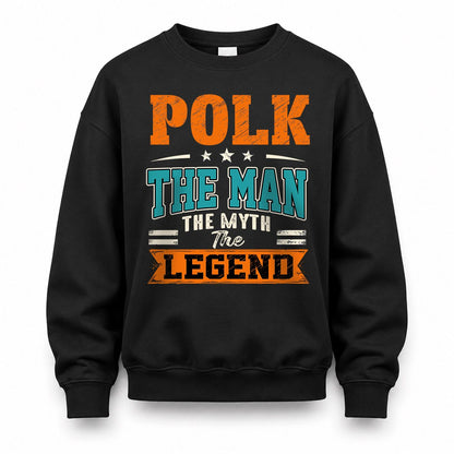 POLK HH F007 The Man The Myth The Legend Personalized Shirt – Gift for Men