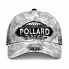 POLLARD TC01 HH79 Team Your Name Hat, Personalized Camo Baseball Cap, Custom Family Gift, Gift for Him Her