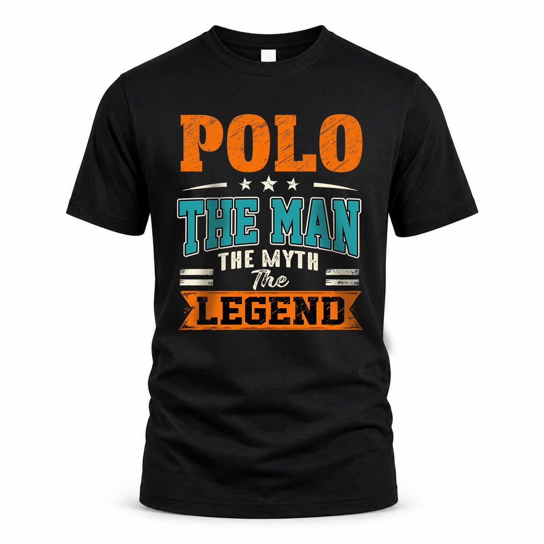 POLO HH F007 The Man The Myth The Legend Personalized Shirt – Gift for Men