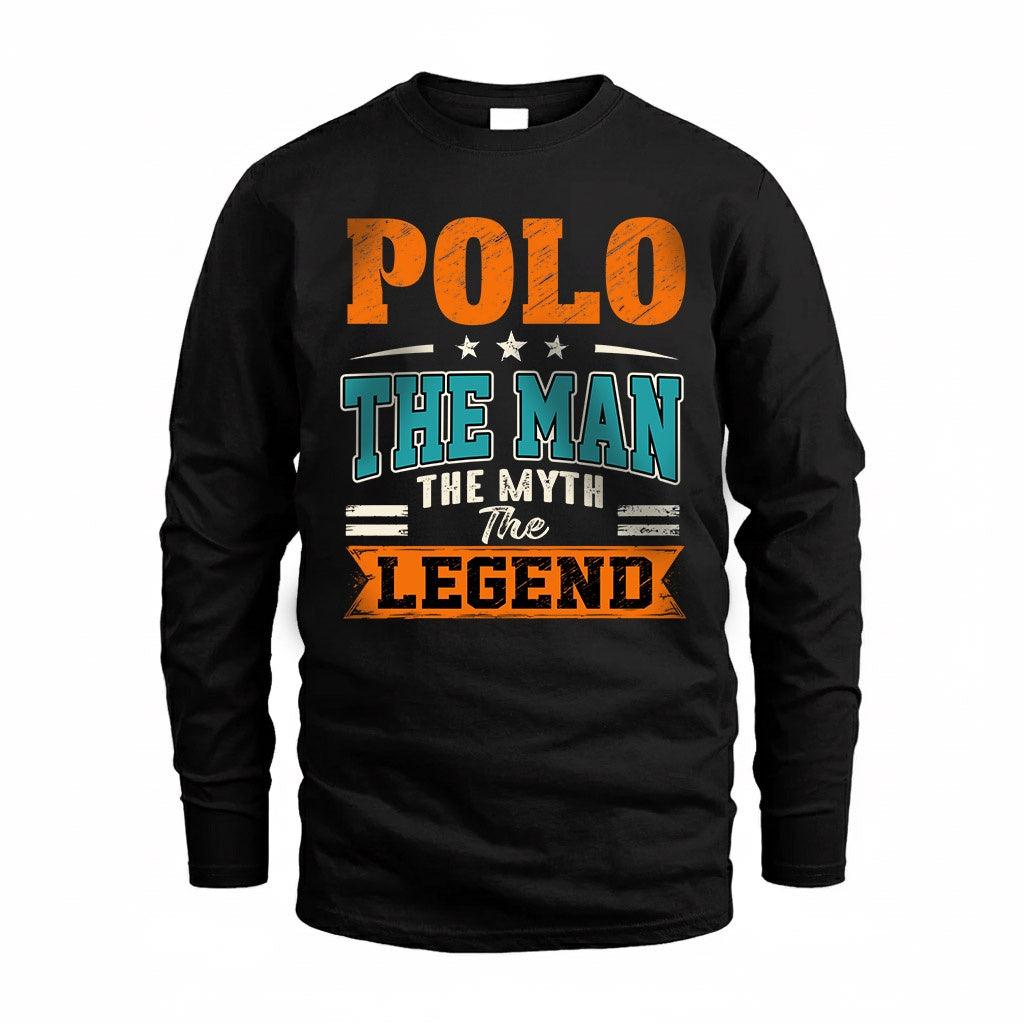 POLO HH F007 The Man The Myth The Legend Personalized Shirt – Gift for Men