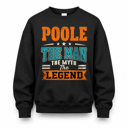 POOLE HH F007 The Man The Myth The Legend Personalized Shirt – Gift for Men