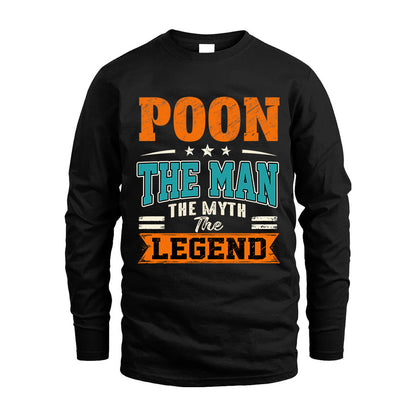 POON HH F007 The Man The Myth The Legend Personalized Shirt – Gift for Men