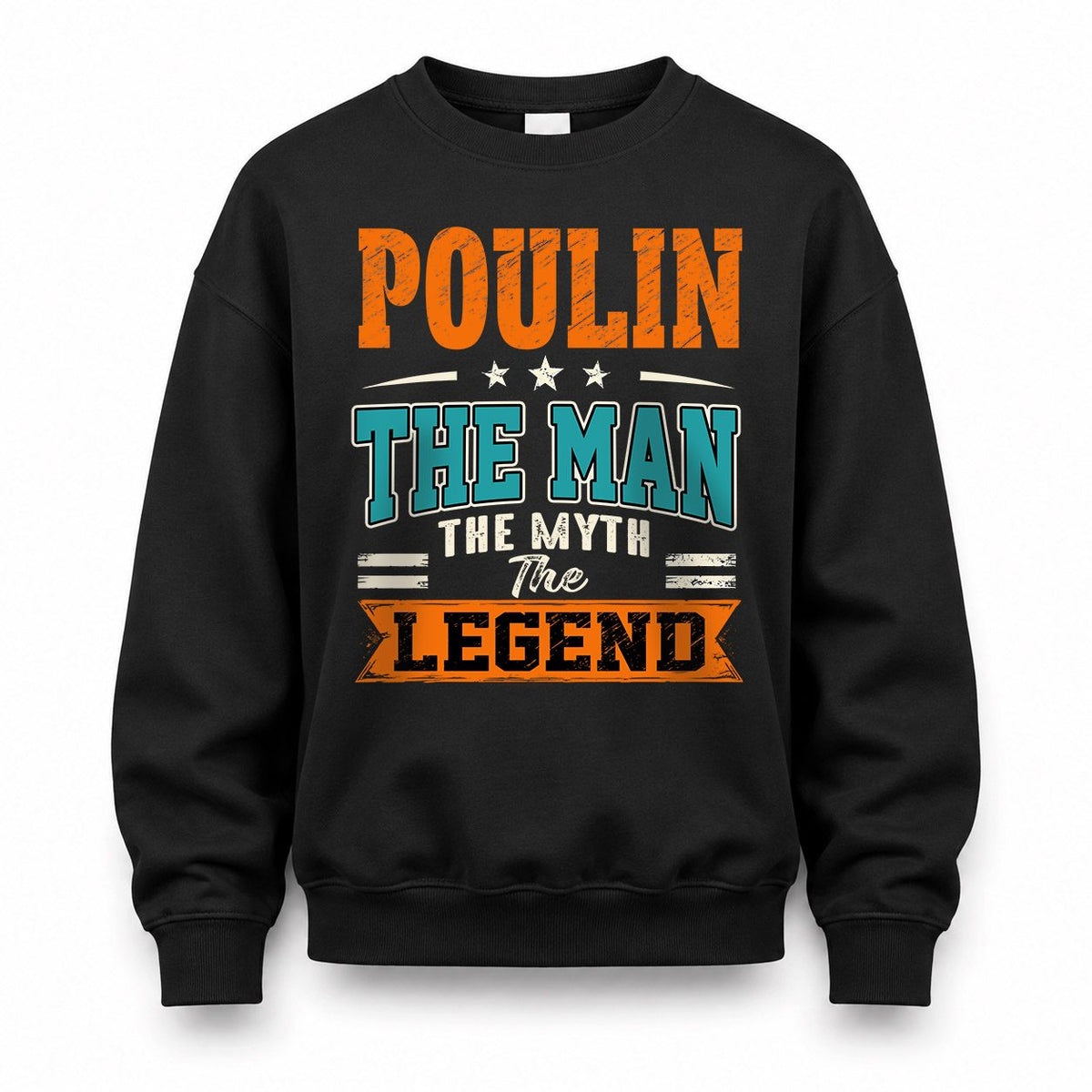 POULIN HH F007 The Man The Myth The Legend Personalized Shirt – Gift for Men