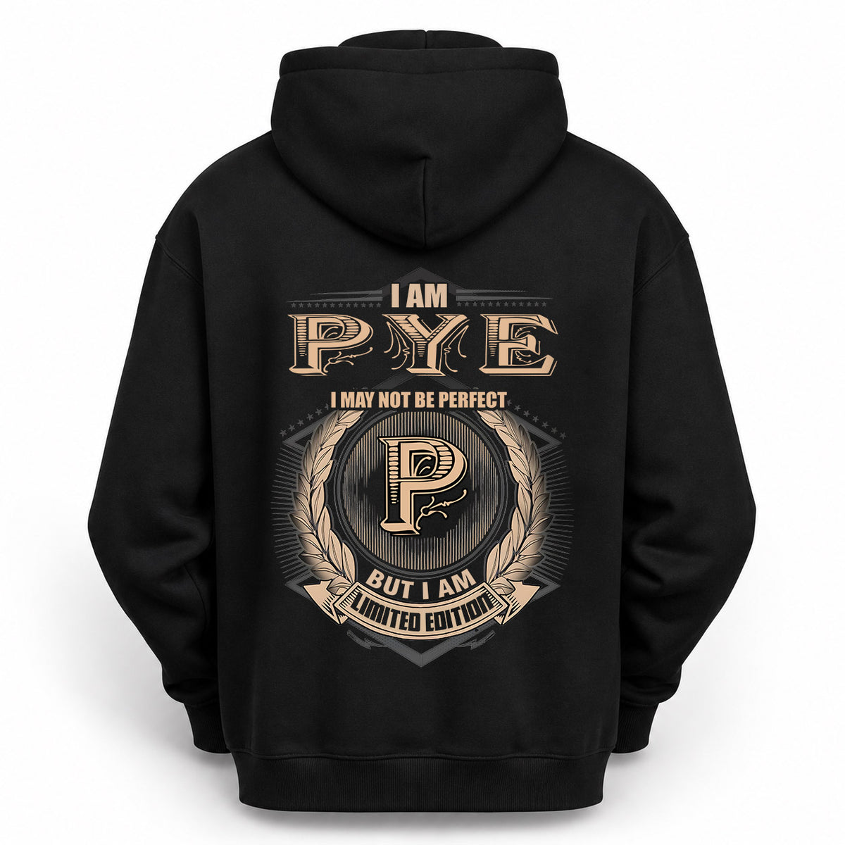 PYE 2K-101–Personalized Name Quote Apparel “I Am NAME May Not Be Perfect But I Am Limited Edition”