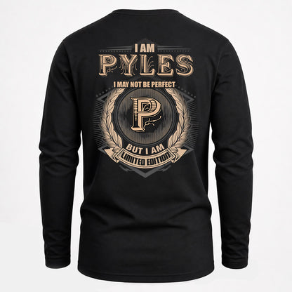 PYLES 2K-101–Personalized Name Quote Apparel “I Am NAME May Not Be Perfect But I Am Limited Edition”